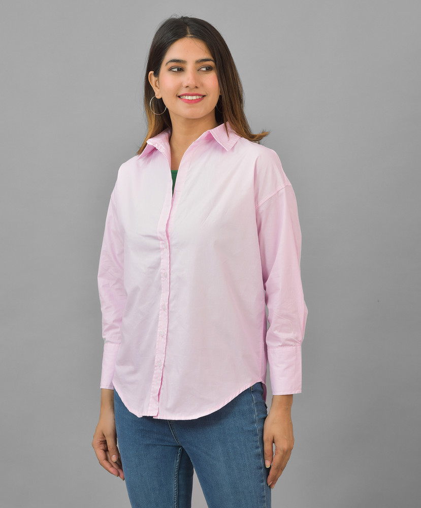 dusty pink shirt ladies